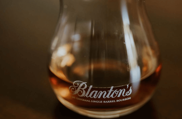 TULIP GLASS WITH BLANTON’S BOURBON